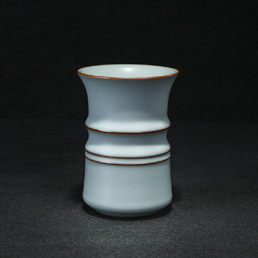 <天青汝窑>  静慧茶匙筒  茶具 - 茶具/茶杯 - 陶 