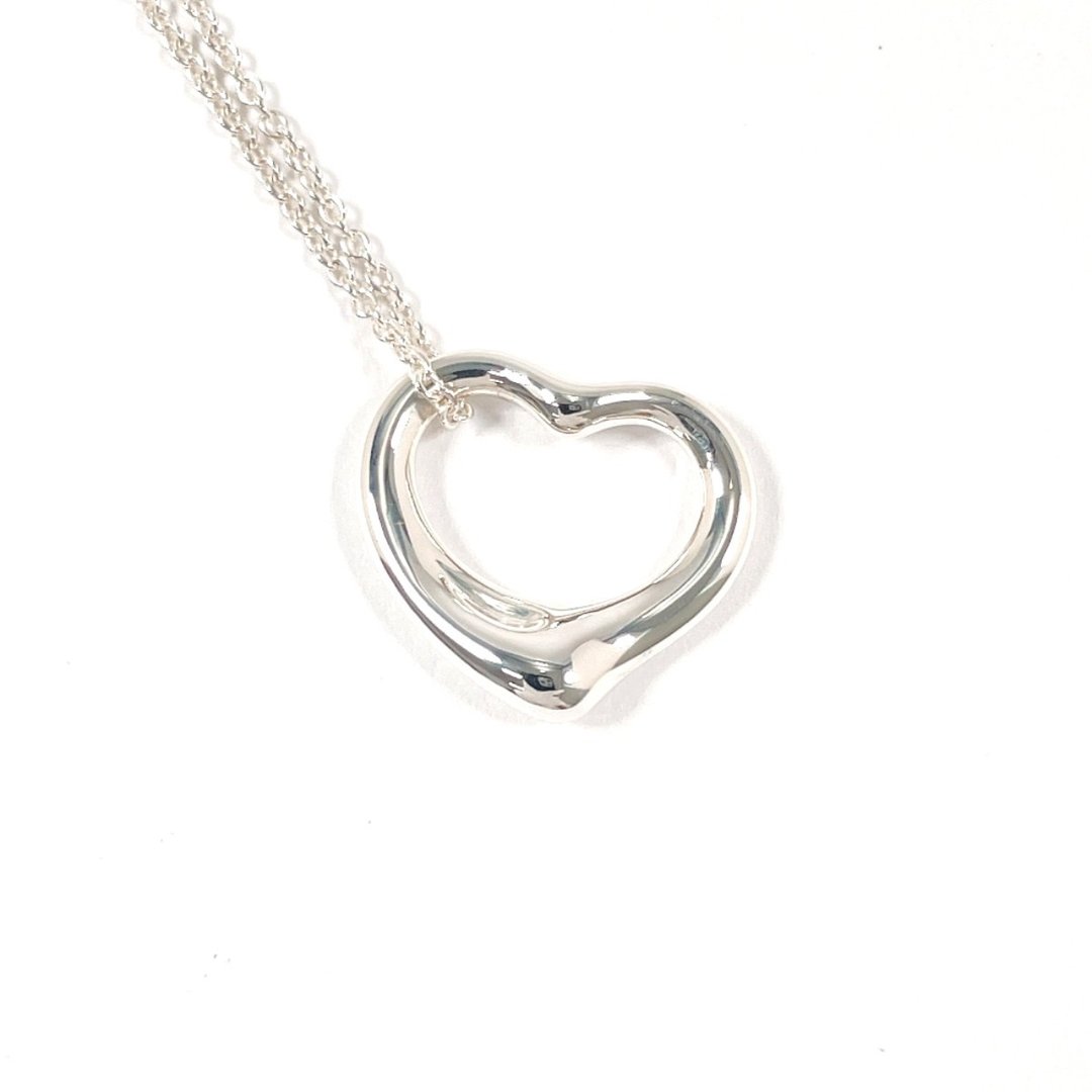 【日本直寄．二手美品】蒂芙尼 TIFFANY&Co. 项链 缕空心形 Elsa Peretti 925银 饰品 - 项链 - 纯银 银色