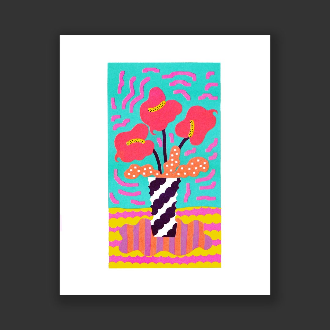 Inkchacha 花卉艺术画 植物版画 复古印刷 - 海报/装饰画/版画 - 纸 多色