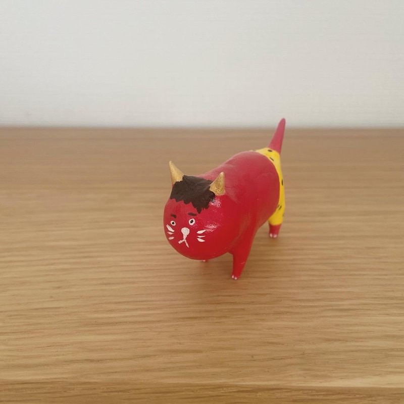 orge cat - 摆饰 - 粘土 红色