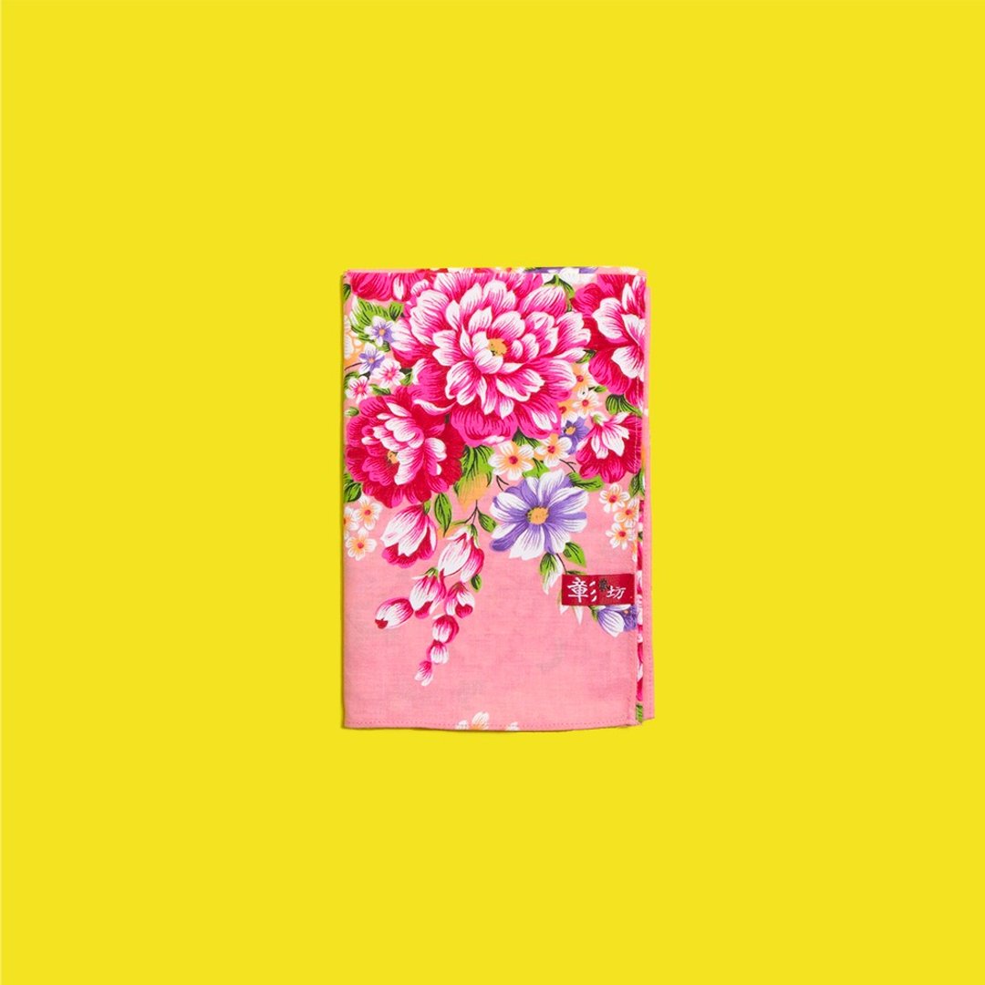 【不要叫我客家花布】90x90 方巾/花布料 - 编织/刺绣/羊毛毡/裁缝 - 棉 多色