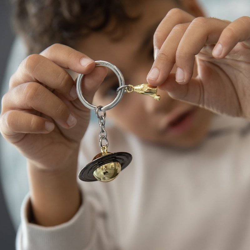 【Metalmorphose】MTM金色土星钥匙圈 太空星球/吊饰/礼品 - 钥匙链/钥匙包 - 其他金属 金色