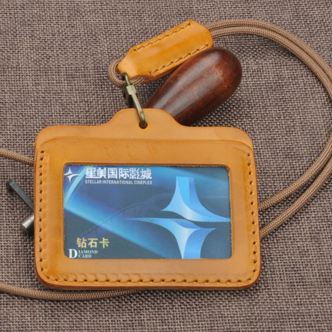 意大利擦蜡牛皮  欧美款卡夹 悠游卡 信用卡 零钱包 门襟卡 保护套 三卡位 免费客制英文名字 - 其他 - 真皮 