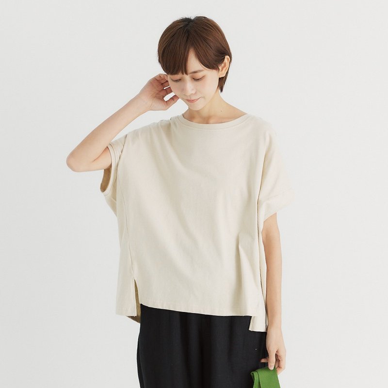 【Simply Yours】棉质落肩连袖上衣 麻本F - 女装上衣 - 棉．麻 多色