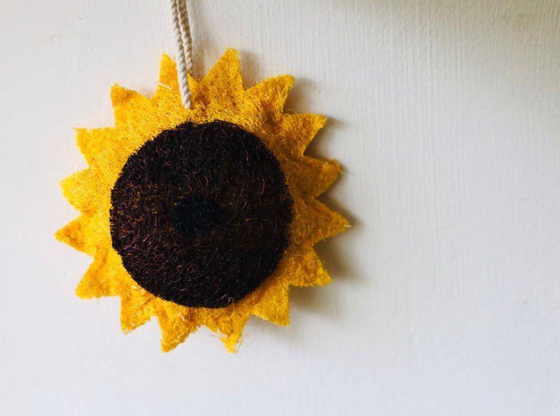 洗刷刷-欢乐沐浴菜瓜布-向日葵 - 卫浴用品 - 植物．花 黄色