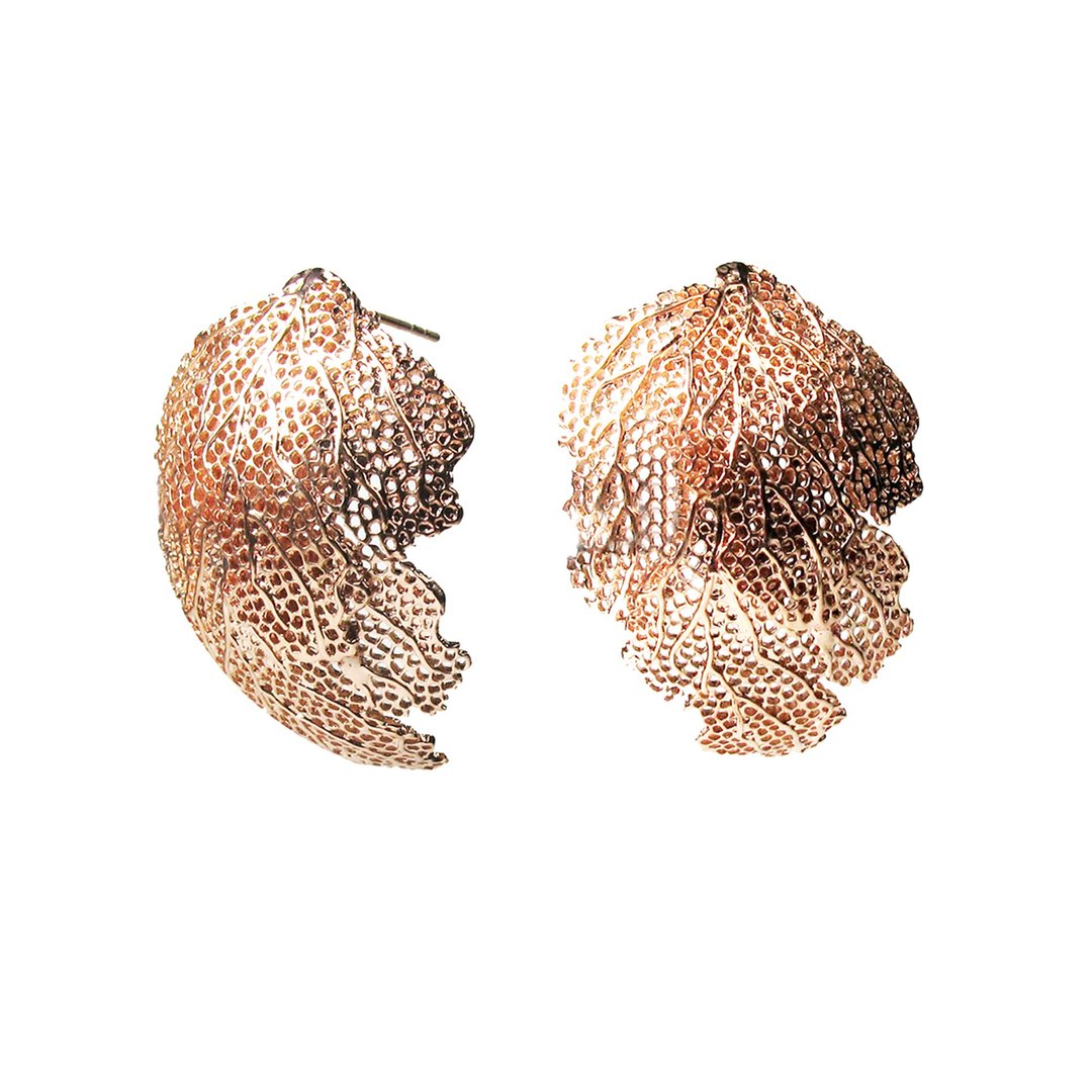【雙11折扣】Silver earrings Coral Earrings - 耳环/耳夹 - 纯银 