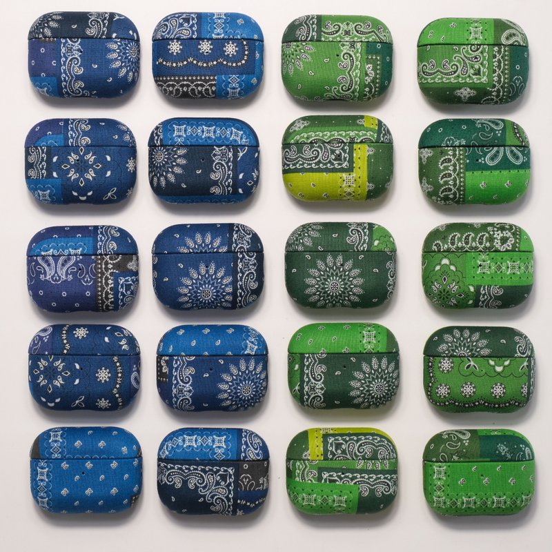 适用苹果复古腰果花airpodspro2二代保护套airpods123小众壳套 - 耳机收纳 - 棉．麻 