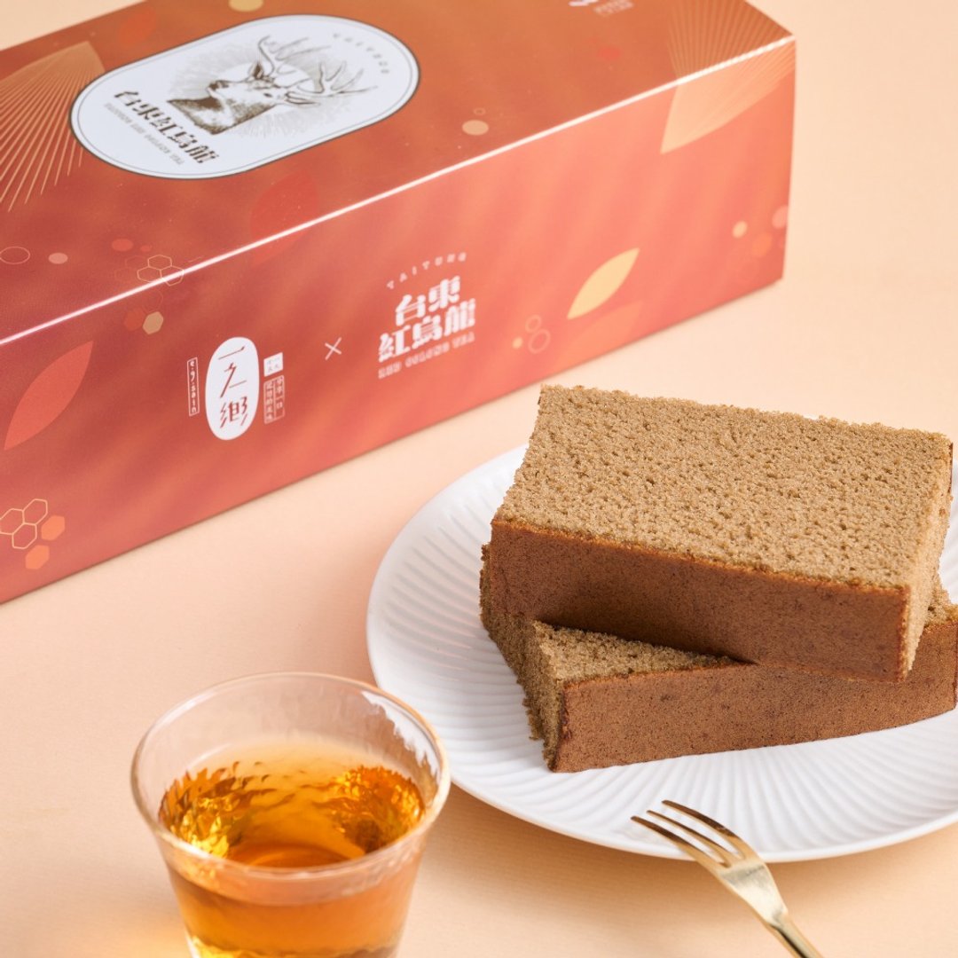 【一之乡】红乌龙蜂蜜蛋糕470g(附提袋) - 蛋糕/甜点 - 新鲜食材 红色