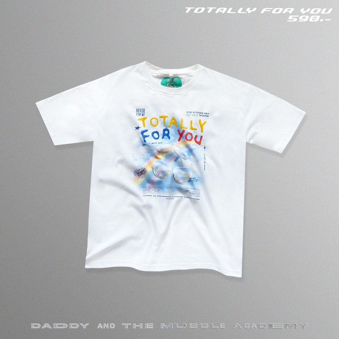Totally For You T-Shirt (Oversize) - 女装 T 恤 - 其他材质 多色