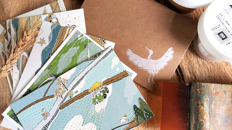 节气稻历明信片 - 卡片/明信片 - 纸 