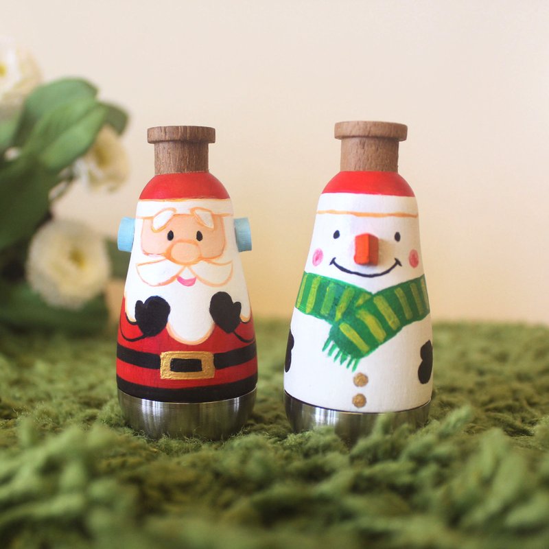 闻森笛 – 圣诞老公公与雪人 卡祖笛 KAZOO 公仔 - 吉他/乐器 - 木头 多色