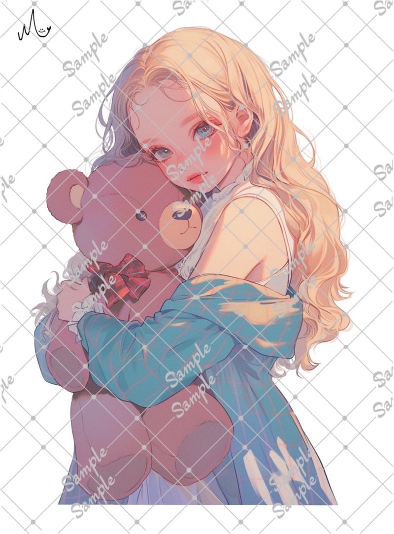 原创人物贴纸 9月新款 - 贴纸 - 纸 