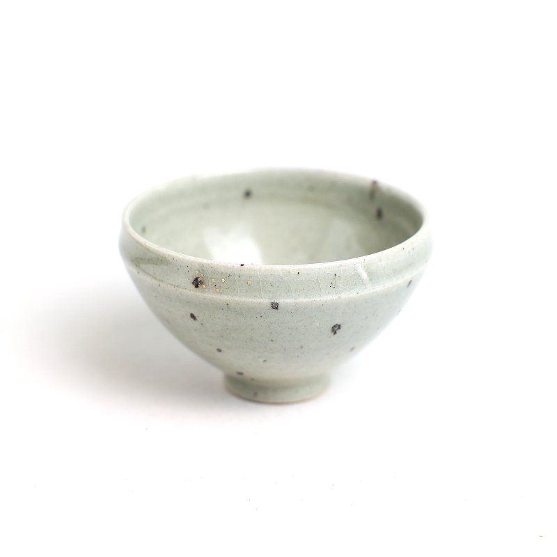 明芽窑 | 柴烧青瓷铁斑水杯 茶杯 杯子 陶杯 青瓷透亮 H9 - 茶具/茶杯 - 陶 透明