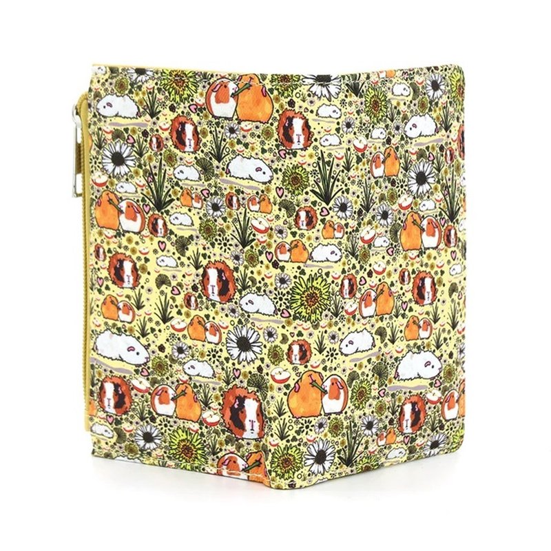 手绘风天竺鼠童趣皮革皮夹 芥末黄 - 酷乐村 - 后背包/双肩包 - 人造皮革 黄色