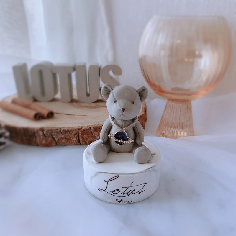 LOTUS鹿特丝 布偶小熊扩香石 - 香薰/精油/线香 - 其他材质 