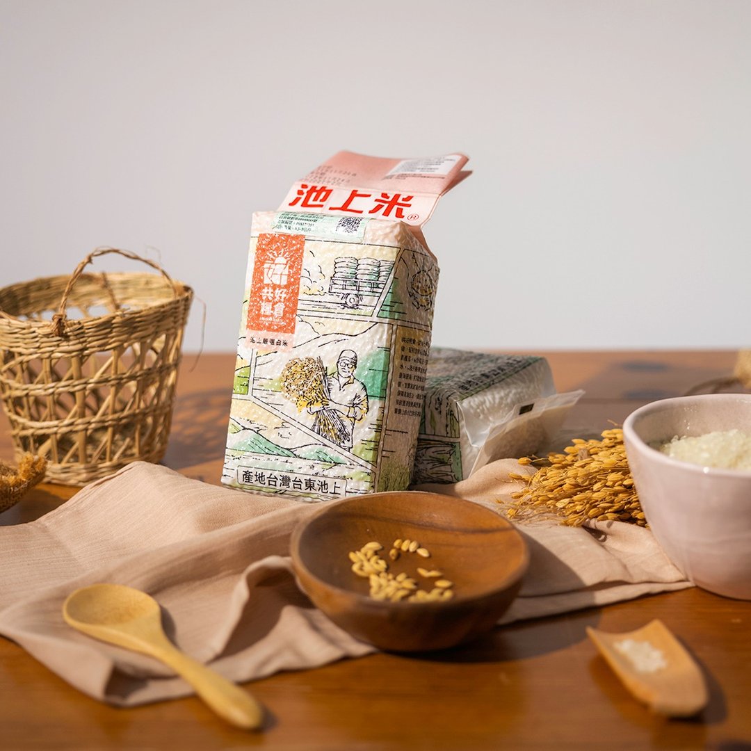 【共好粮仓】 池上严选白米(600g) - 五谷杂粮/米 - 新鲜食材 白色