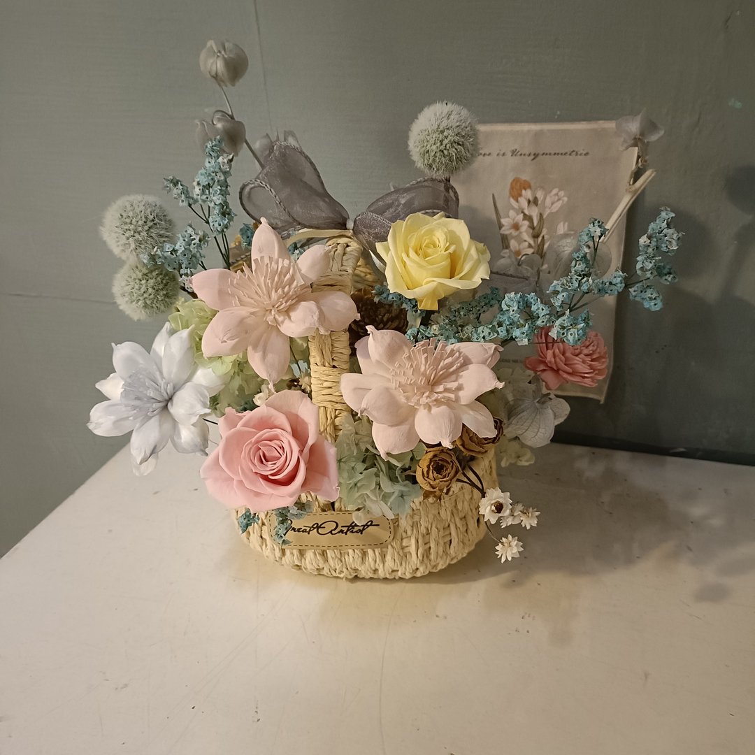 开幕、新居、永生干燥花礼不凋花盆花 - 干燥花/捧花 - 植物．花 