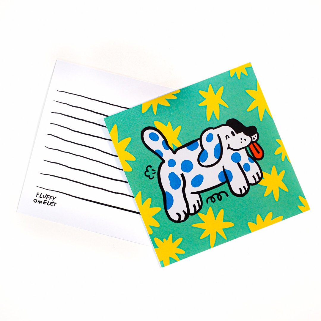 LITTLE SPOT MINI CARD - 卡片/明信片 - 纸 绿色