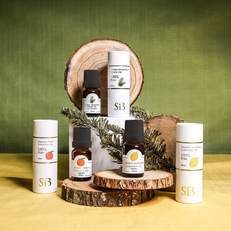 美好一天精油组合 甜橙精油\青柠精油\大西洋雪松精油 三支组 - 香薰/精油/线香 - 精油 