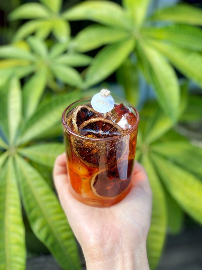 冻柠檬茶蜡烛  |  手工香氛蜡烛 - 蜡烛/烛台 - 蜡 橘色