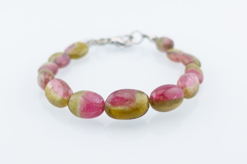 宝丽金珠宝-天然西瓜碧玺手链 - 手链/手环 - 宝石 