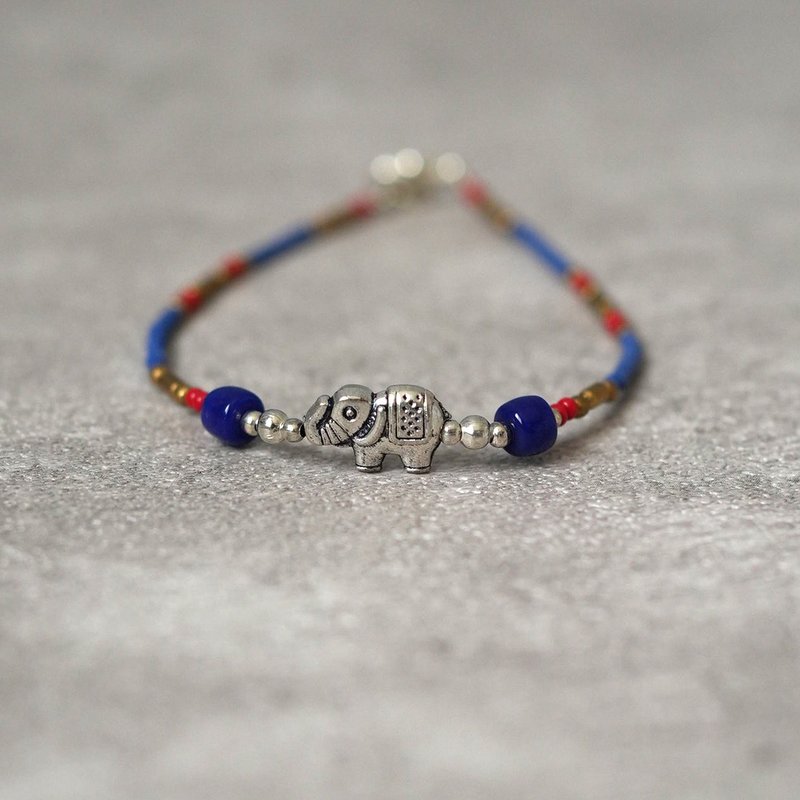 尼泊尔手工手链脚链 | 大象款 - 手链/手环 - 其他材质 银色