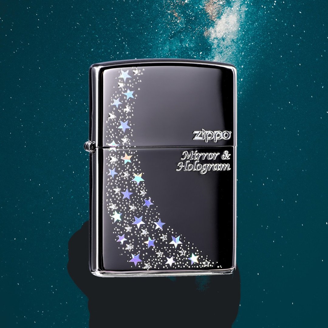 【ZIPPO官方旗舰店】绚丽七彩繁星防风打火机 ZA-2-113A - 其他 - 铜/黄铜 黑色