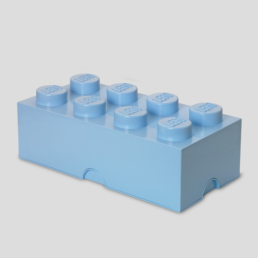 Room Copenhagen 乐高 LEGO 8凸收纳盒-浅蓝色(40040636)送礼 - 收纳用品 - 其他材质 