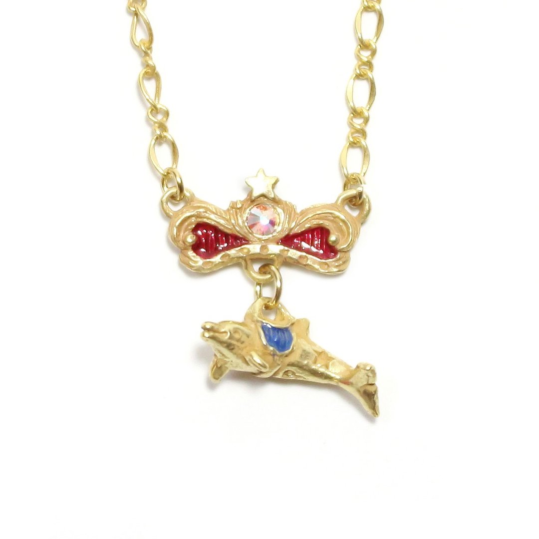 Merry-go-round BLUE NE423BL Merry-go-round BLUE NE423BL Merry-go-round BLUE NE423BL Necklace - 项链 - 其他金属 红色