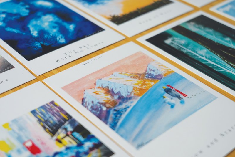 梦旅风景插画明信片 - 卡片/明信片 - 纸 