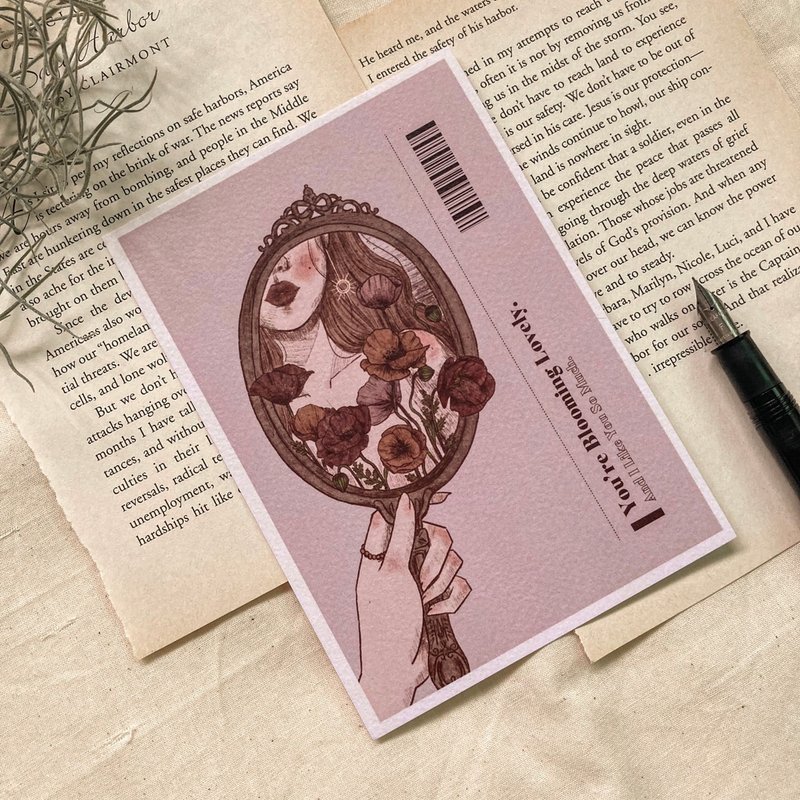 Luluise【Blooming盛放】明信片 - 卡片/明信片 - 纸 多色