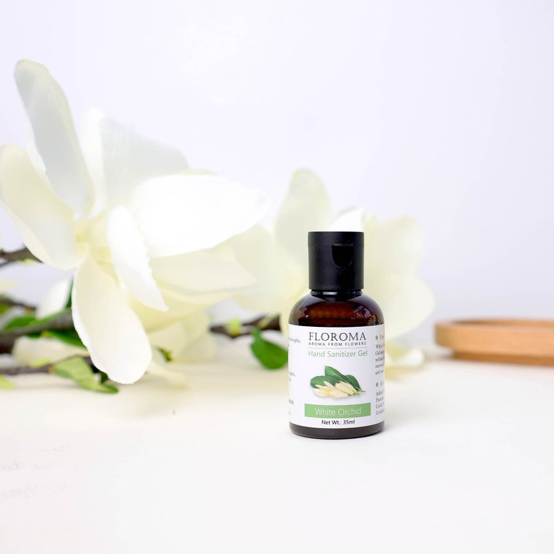 白兰花纳米消毒搓手液 White Orchid Hand Sanitizer - 香水/香膏 - 其他材质 白色