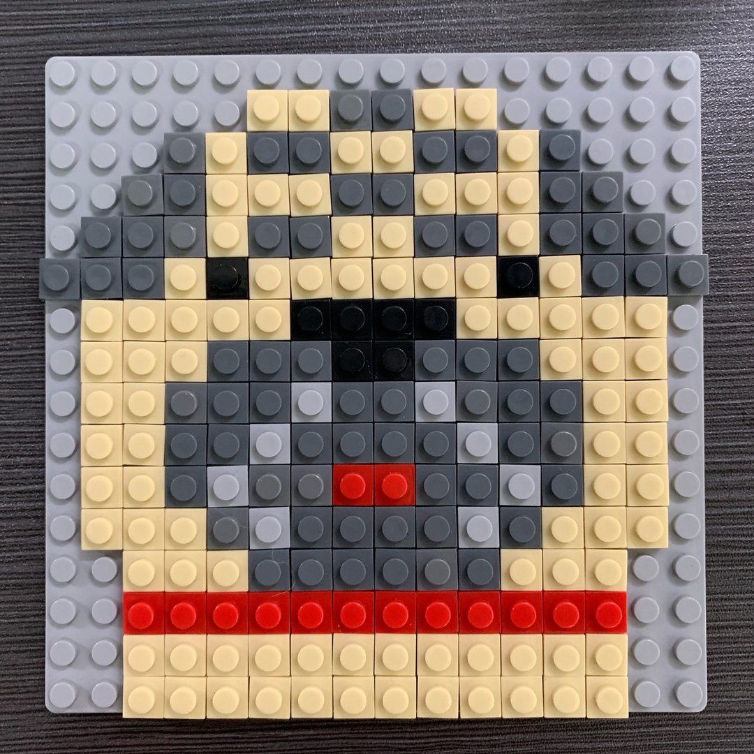 Pixel 狗狗砌图(12.8cm x12.8cm) - 其他 - 塑料 