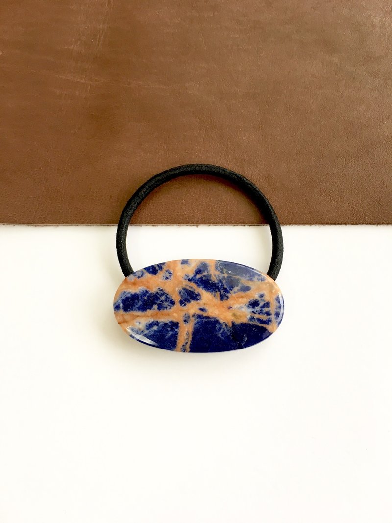 Sodalite Hair-tie - 发饰 - 石头 蓝色