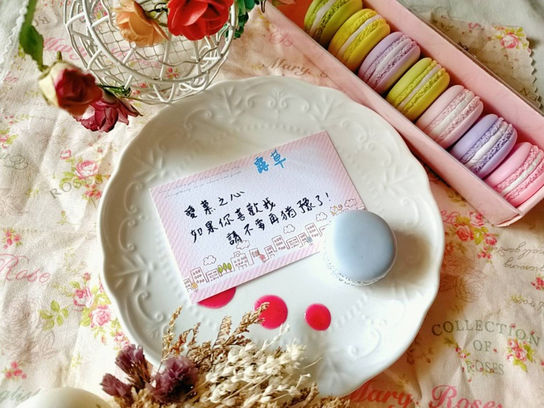 **kehto**花语马卡龙磁铁礼盒(8颗) 婚礼小物/情人礼物 - 冰箱贴/磁贴 - 粘土 