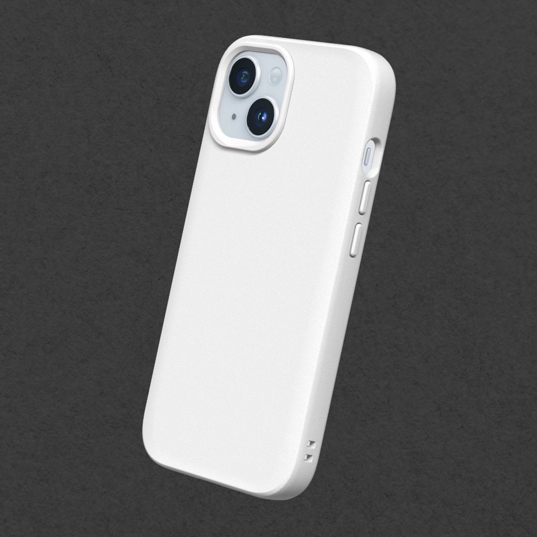SolidSuit经典防摔手机壳-经典白-for iPhone 15系列 - 手机壳/手机套 - 塑料 白色