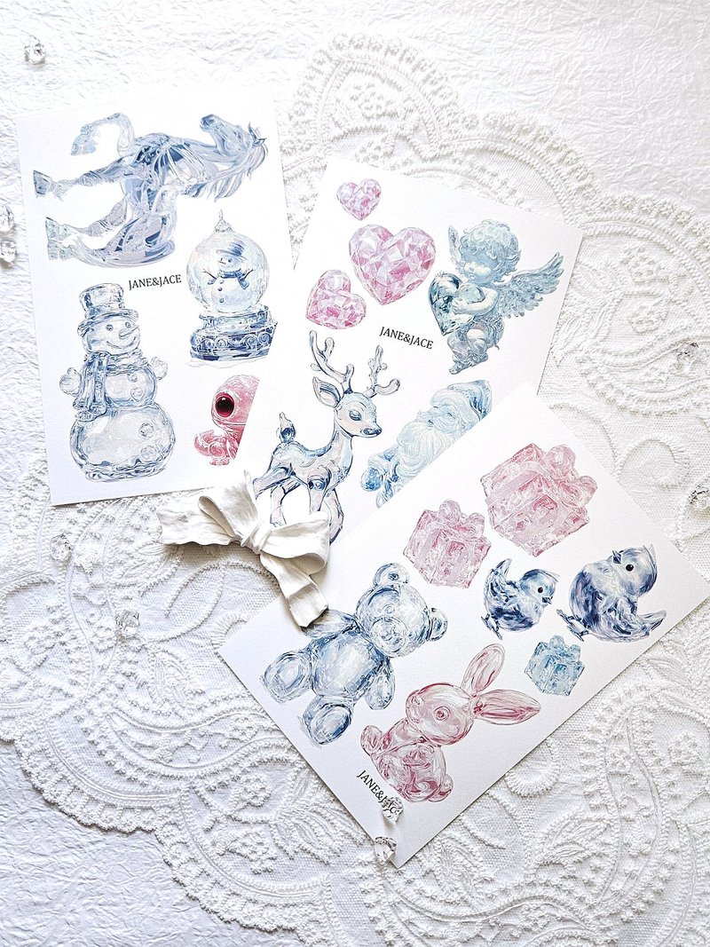 可爱冰感纸 - 贴纸 - 纸 