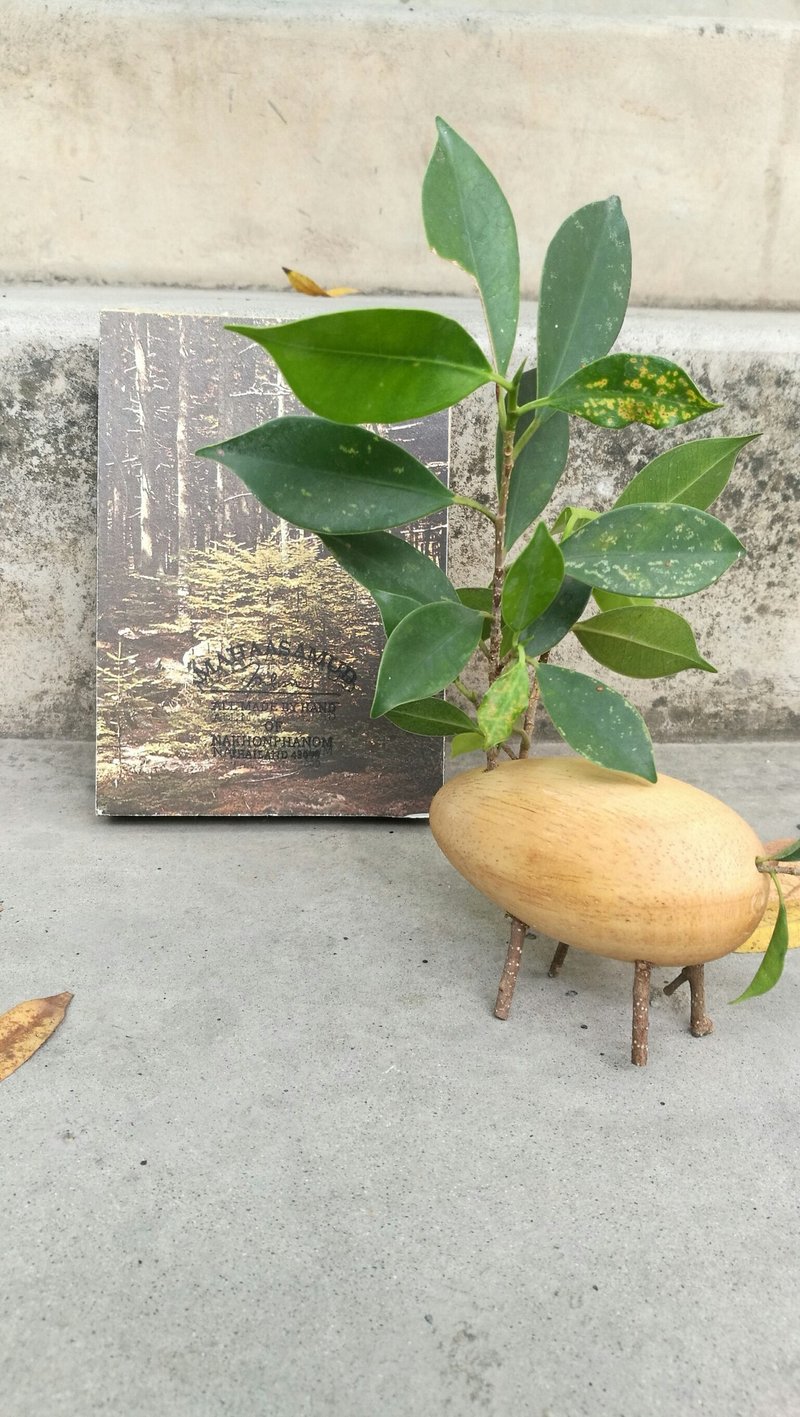 ฺBranch creature (Deer) - 木工/竹艺/纸艺 - 木头 咖啡色