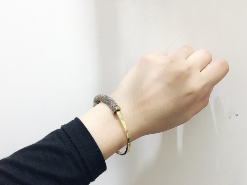 铜绳手环 - 手链/手环 - 铜/黄铜 卡其色