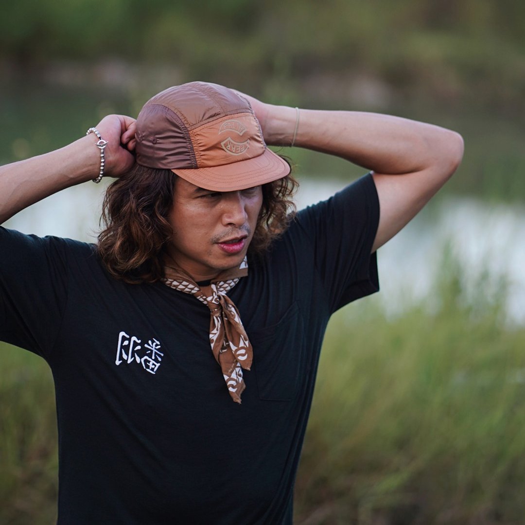 TRINITY RUNNING CAP - SEPTEMBER - 帽子 - 尼龙 咖啡色
