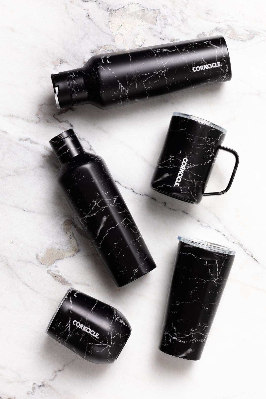 【新品上市】CORKCICLE 三层真空宽口杯 475ml-黑云石 - 保温瓶/保温杯 - 不锈钢 黑色
