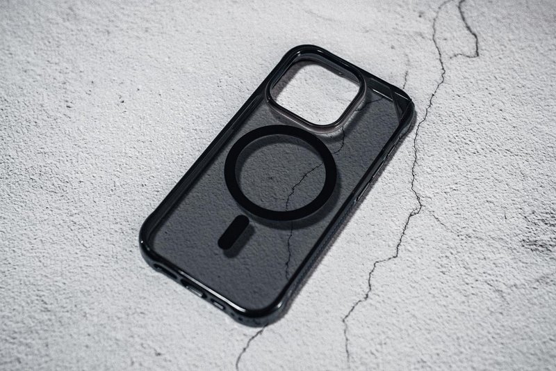 ARMOR iPhone 15 系列Signature Pro 电话保护壳_水晶透明/灰 - 耳机收纳 - 其他材质 