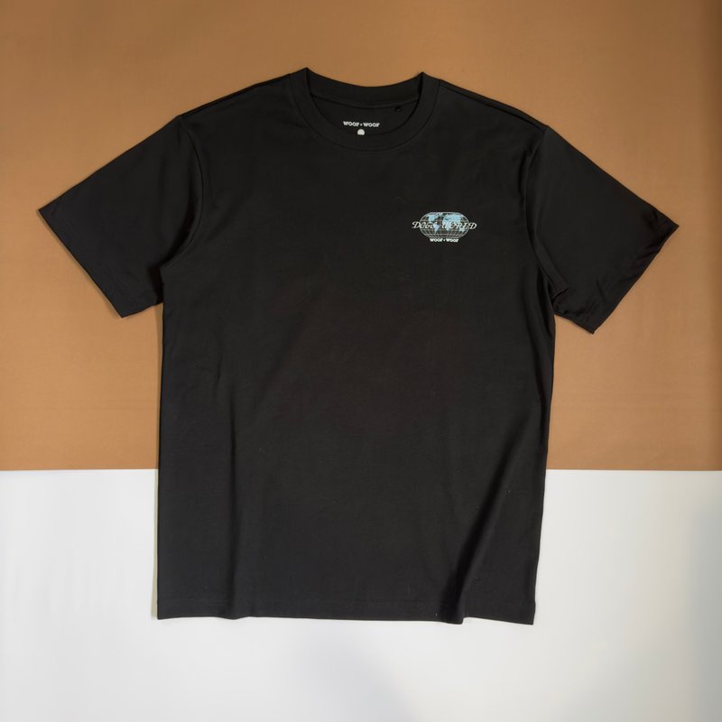 原创  狗狗世界地图T-Shirt - 地图 - 其他材质 黑色