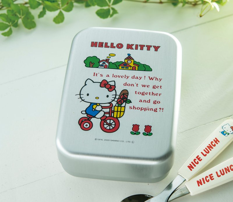 Hello Kitty 复古经典款收藏志 第二期 便当盒 - 便当盒/饭盒 - 铝合金 银色