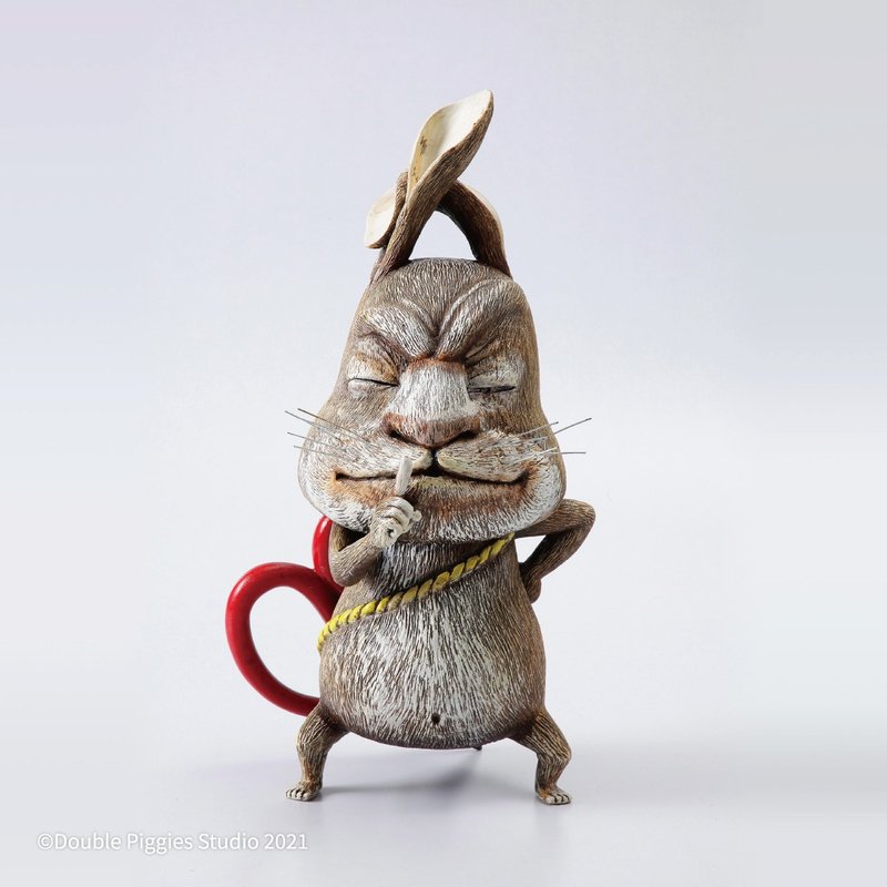 秩序野兔 The Hare of Order - 玩偶/公仔 - 其他材质 咖啡色