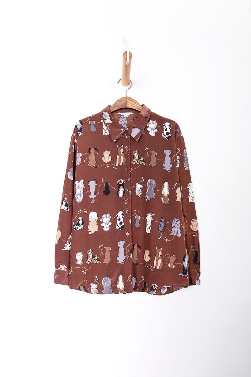 Banana Flyin 古着 狗狗101 复古长袖衬衫 - 女装衬衫 - 其他材质 