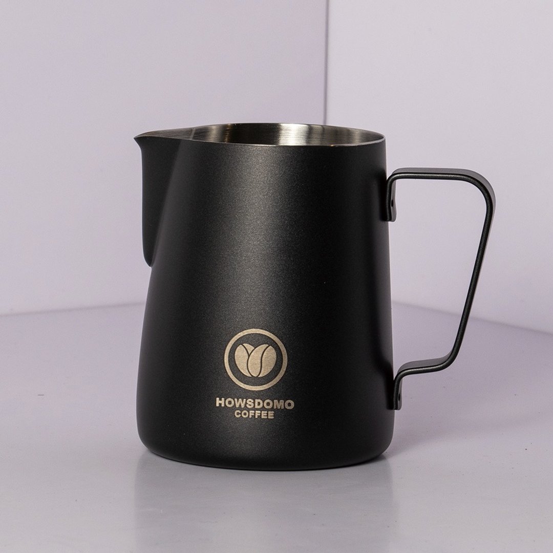 【好事多磨】尖嘴斜口拉花杯-600ml(黑) - 咖啡壶/周边 - 不锈钢 黑色