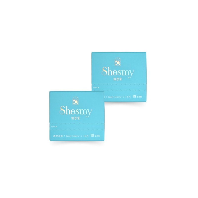 【台湾首创】Shesmy旭思蜜可分解卫生棉-无香款-护垫加长18cm - 生理用品 - 环保材料 蓝色