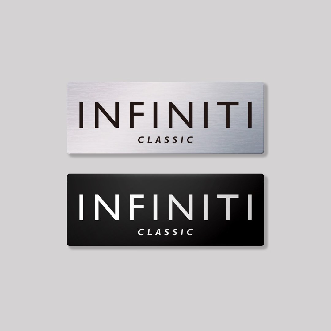 INFINITI/CLASIC/铝牌饰贴 SunBrother孙氏兄弟 - 贴纸 - 铝合金 