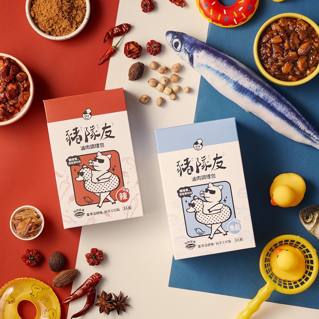 辣么轻松就对了 │猪队友卤肉调理包 │共6盒 - 料理包 - 其他材质 多色